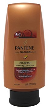 Pantene Truly Natural Co-Wash Cleanse Conditioner 20 Ounce (591ml) (2 Pack)