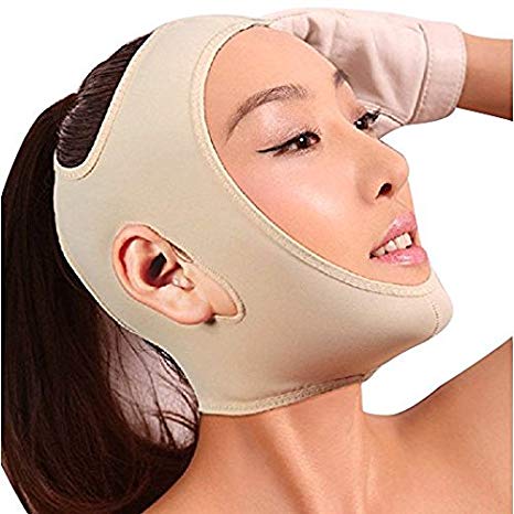 Joly Full Face Style Anti Wrinkle Face Slimming Cheek Mask Lift V Face Line Slim 5 Size for Your Choice (XXL-# 1844)