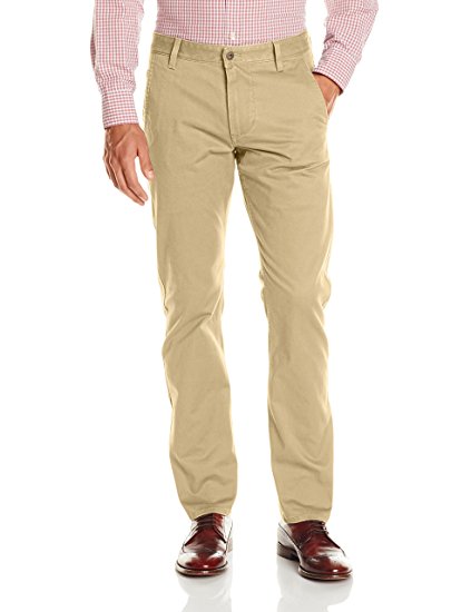 Dockers Men's Alpha Khaki Stretch Slim Tapered Fit Flat Front Pant