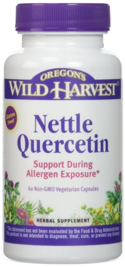 Nettle Quercetin - 60 Ct Oregons Wild Harvest  Seasonal Respiratoryallergy Support 100 Vegetarian