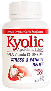 Kyolic Formula 101 Aged Garlic Extract Stress and Fatigue (100-Tablets)