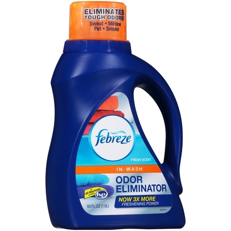 Febreze Fresh Scent In-Wash Odor Eliminator 50 fl. oz. Jug