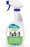 Pet Stain and Odor Remover - Professional Strength Triple Action Enzyme Cleaner Eliminates Dog and Cat Urine Stains and Smells - 32 oz