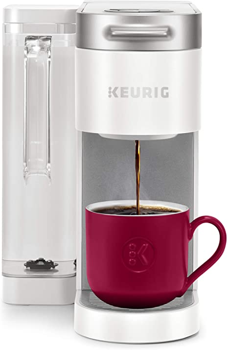 Keurig K-Supreme Coffee Maker, Single Serve K-Cup Pod Coffee Brewer, With MultiStream Technology, 66 oz Dual-Position Reservoir, and Customizable Settings, White