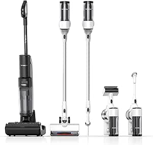 Tineco Floor ONE Switch S7 Wet Dry Vacuum Cleaner, Smart Floor Washer Multi-Function, Self-Cleaning, Extended Battery Lifespan 65Min Runtime, ZeroTangle Brush Dual-Edge Cleaning, Whole-House Cleaning