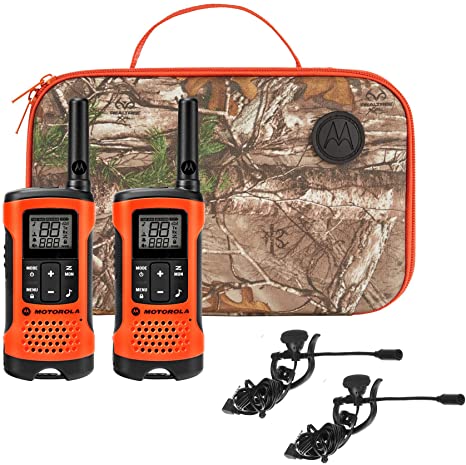 Motorola Talkabout T265 Rechargeable Two-Way Radio Bundle, Orange