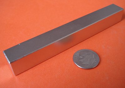 Super Strong Neodymium Magnet N45 4 x 1/2 x 1/2" Permanent Magnet Bar, The World’s Strongest & Most Powerful Rare Earth Magnets by Applied Magnets