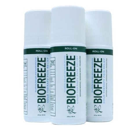 Biofreeze Pain Relieving Roll On 3-Ounce Pack of 3