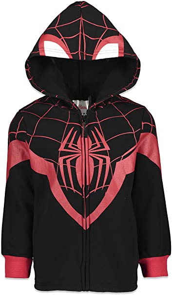 Marvel Venom Toddler Boys Fleece Zip-up Costume Hoodie Sweatshirt