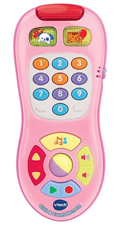 VTech Click & Count Remote Pink