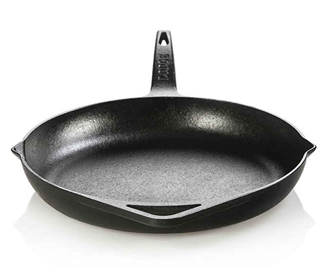 Lodge Dishwasher Safe Seasoned Cast Iron Skillet - 11 Inch Rust Resistant Ergonomic Cast Iron Frying Pan with Assist Handle (Made in USA)