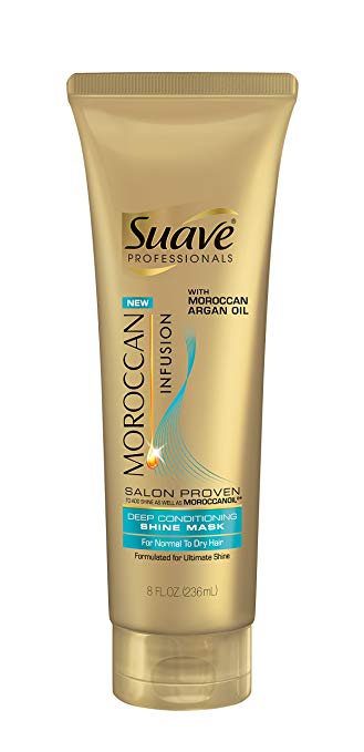 Suave Professionals Moroccan Infusion Deep Conditioning Shine Mask, 8 Ounce