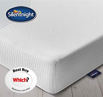 Silentnight 3 Zone Memory Foam Rolled Mattress, Made in the UK, Medium, Double