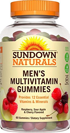 Sundown Naturals Men's Multivitamin, 60 Gummies