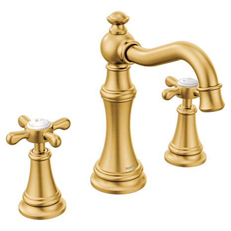 Moen TS42114BG Weymouth Bathroom Faucet Brushed Gold