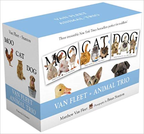 Van Fleet Animal Trio: Moo; Cat; Dog