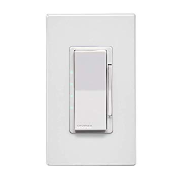 Leviton DW4SF-1BW Decora Smart Wi-Fi Fan Speed Controller, White