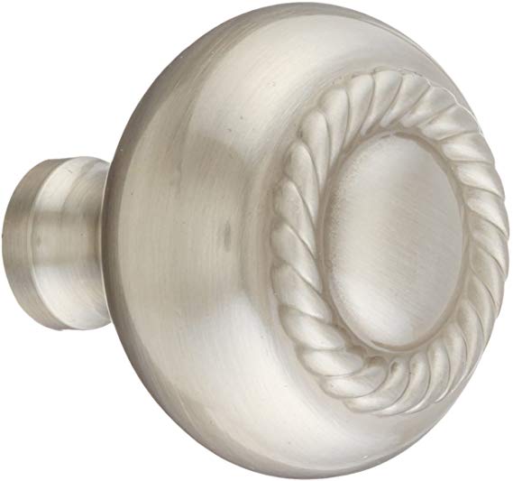 Amerock BP53471-G10 Allison Scroll Knob 1-1/4-Inch Diameter, Satin Nickel - 25 Pack