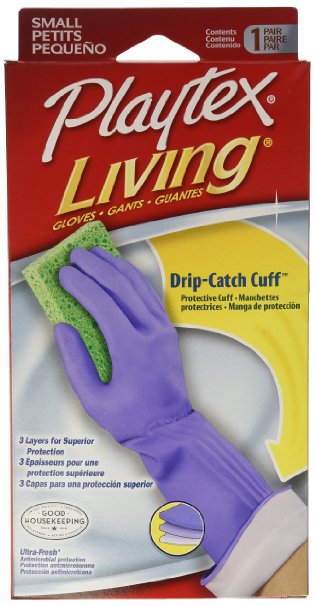 Playtex Living Gloves, Small, 2 Count