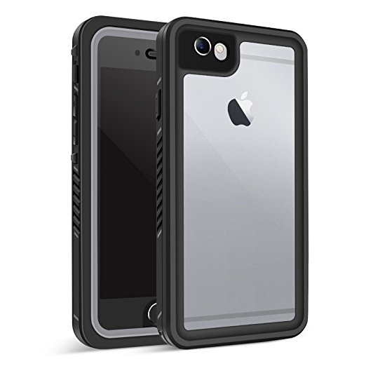 Waterproof case for iPhone 6 6s & Plus, SIXQU Underwater Cover Full Body Protective Dirtproof Shockproof Waterproof Case for iPhone 6/6s and 6/6s Plus