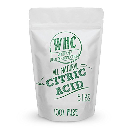 WHC Food Grade Citric Acid Powder (5 Lbs) | Non GMO