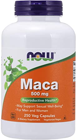 Now Foods 500mg Maca Capsules - Pack of 250 Capsules