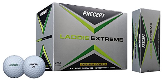Precept 2017 Laddie Extreme Golf Balls (Pack of 24)