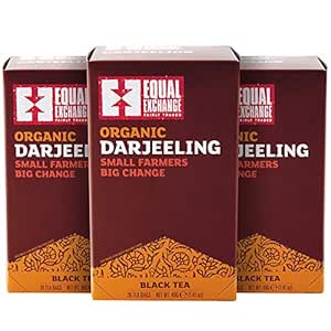 Equal Exchange Organic Darjeeling Tea, 20-Count (Pack of 3)