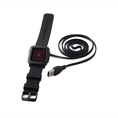 Seeme Replacement Magnetic USB Charger Charging Charge Cable Cord for Pebble Time Smart Watch