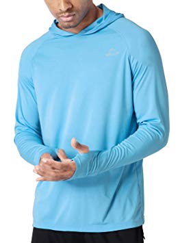 Willit Men's UPF 50  Sun Protection Hoodie T-Shirt Long Sleeve SPF Shirt