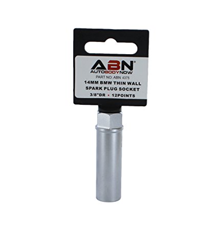 ABN Thin Wall 14mm 12-point Spark Plug Socket BMW 3/8 Inch Drive