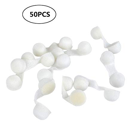 BERON Pack of 50 Spray Disposable Nose Filters Plugs For Sunless Airbrush Spray Tanning (White)