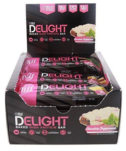 FitMiss Delight High Protein Bars (Variety Pack)