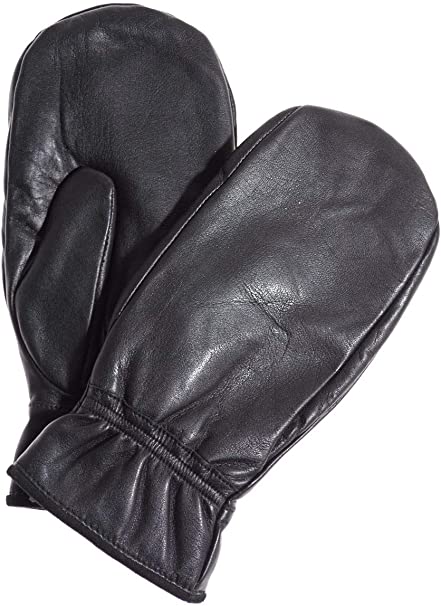 Alps Women’s Leather Mittens with Hi-Loft Sherpa (Polyester) Lining by Pratt and Hart RS6976