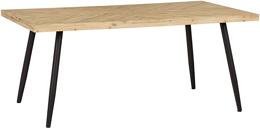 Amazon Brand – Rivet Fulton Modern Rustic Dining Table, 71"L, Natural