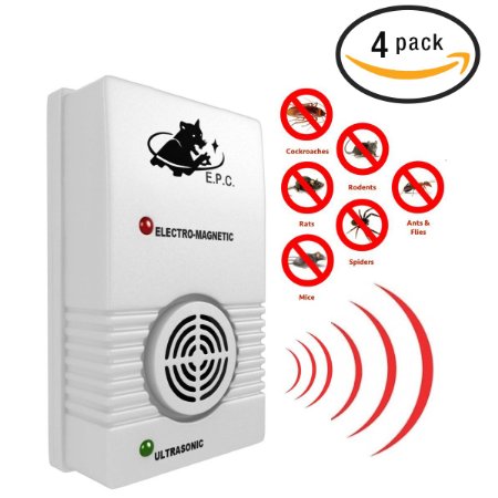 1 Ultrasonic Pest Repeller - Repels Away Rodents Mice Cockroaches Ants and Spiders - Plug In Easy To Use - Best Pest Control Device For Indoor Use - Promotional Price Increasing Soon 4