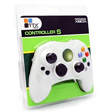 Original Xbox White Controller - S-Type Wired XBOX 1 Controller by TTX