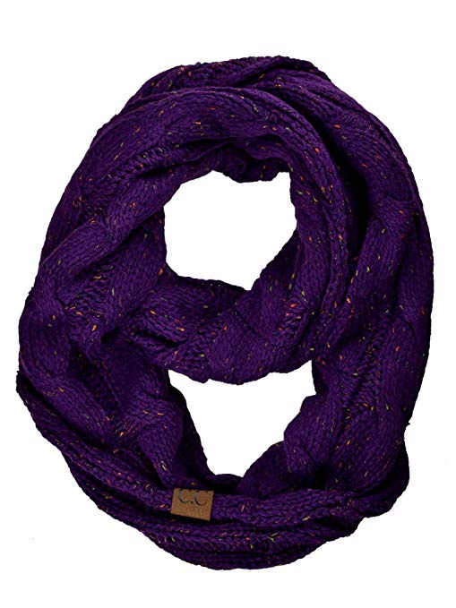 NYFASHION101 Soft Winter Warm Chunky Knit Cowl Infinity Loop Scarf
