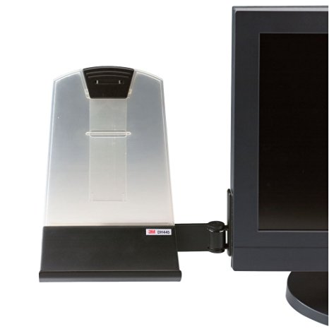 3M Flat Panel Mounted Copy Holder, 35 Sheet Capacity (DH445)