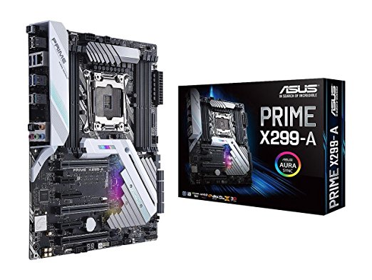 ASUS PRIME X299-A LGA2066 DDR4 M.2 USB 3.1 X299 ATX Motherboard for Intel Core X-Series Processors