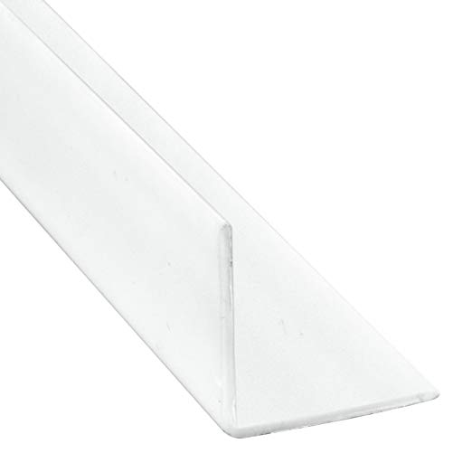 Prime-Line Products MP10066 Corner Shield w/Tape, 3/4 in. x 4 in, Vinyl Construction, White, 5 Pack, 5 Piece
