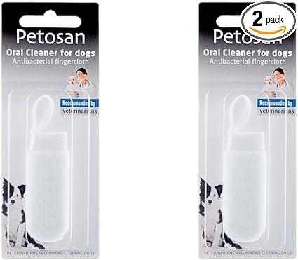 Petosan Oral Cleaner Finger Cloth for Dogs (Pack of 2)