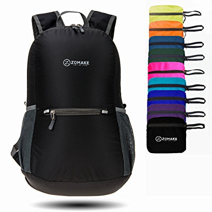 ZOMAKE Waterproof Ultra Lightweight Packable Backpack Hiking Daypack,Small Backpack Handy Foldable Camping Outdoor Backpack Little Bag