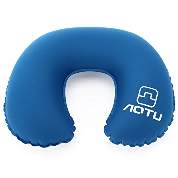 Neck Travel Inflatable Pillow, ICOCO Waterproof Neck Support Cusion for Children Girl for Airplanes Travelling Camping in Office and Home