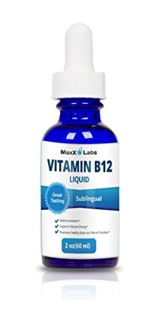 Vitamin B12 ★ Vitamin B12 Sublingual Drops ★ Best Way to Instantly Boost Energy Levels and Speed Up Metabolism from Methylcobalamin - Gluten and GMO Free - 60 Day Supply