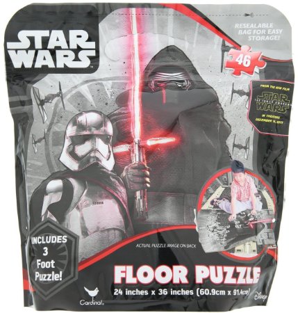 Star Wars Episode 7 The Force Awakens Puzzle - 2 x 3 Foot Floor Puzzle in Storage Bag