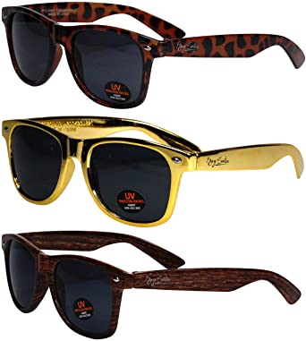 Sunglasses for Men, Women & Kids by Ray Solée- 3 Pack of Tinted Lenses with UVA & UVB Protection
