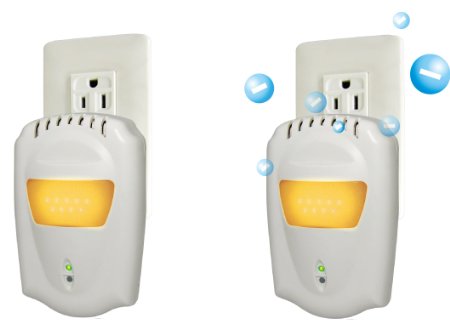 (2 Pack) Anion Air Purifier with Yellow LED Night Light. This Newest Ionic Air Purifier, Anion Ionizer, Air Refresher Cleaner with SGS Test Report of Ion Detected Range: 1 - 1,236,000 Single/c.c.. Designed in Japan. This Direct Plug-in Purifier for Your Home or Office Recharges Your Mind and Body While Eliminating Odors, Dust and Pollen. Anion (Negative Charged Ion). (2, yellow)