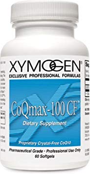 XYMOGEN CoQmax-100 CF (100 mg) 60 softgels (under cold temp. gel cap possibly cloudy temporarily)