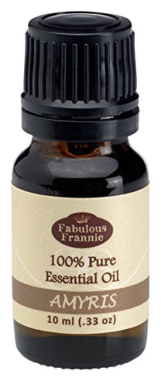 Amyris 100% Pure, Undiluted Essential Oil Therapeutic Grade - 10 ml. Great for Aromatherapy!